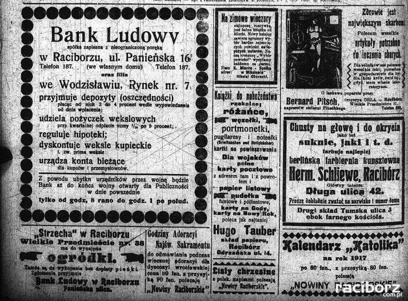 Dawny Racibórz 1916