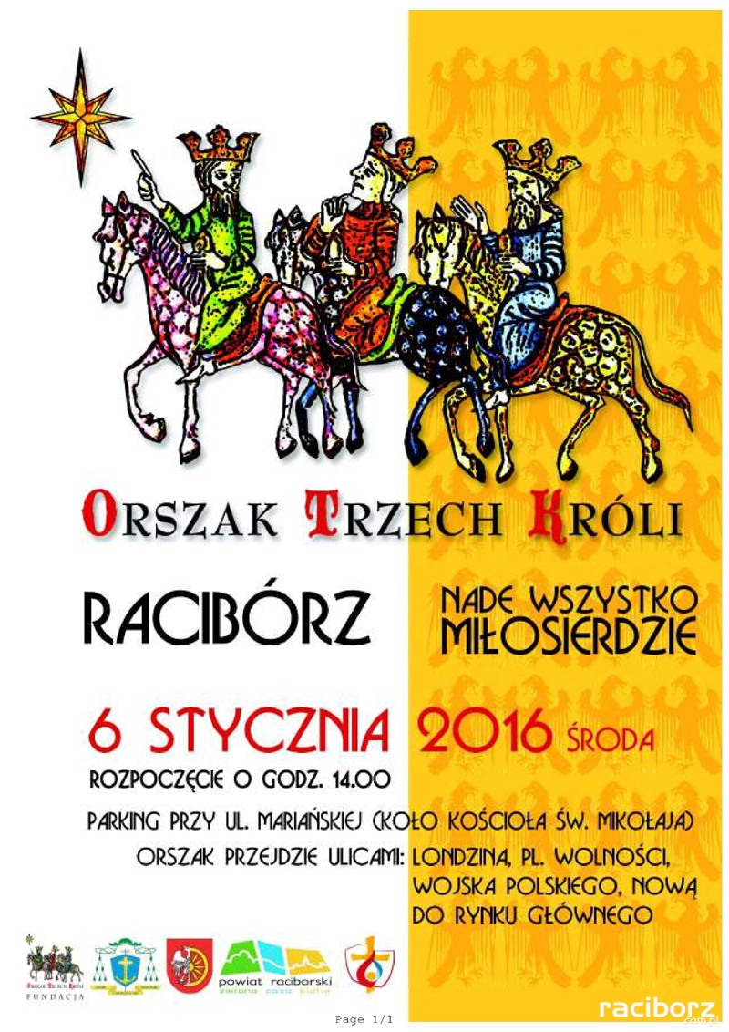 orszak trzech króli racibórz