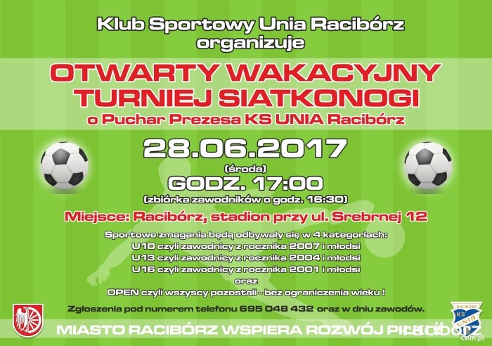 otwarty turniej turniej siatkonogi unia raciborz