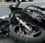 Potrącenie motorowerzysty