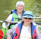 Załoga Rafako na spływie kajakowym