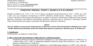 OSiR Racibórz wydzierżawi budynek byłego Domu Sportowca