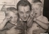 Jan Darowski z synami - arch. rodzinne