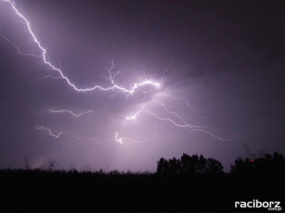 Ostrzeżenie meteo Burze z gradem Racibórz