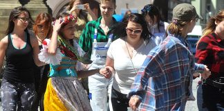 flashmob pwsz raciborz rynek
