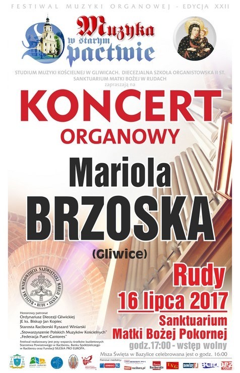 "Muzyka w starym opactwie": Mariola Brzoska - koncert organowy