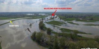 Budowa, przebudowa i modernizacja prawego wału rzeki Odry na długości 150 m – wał poprzeczny gm. Bierawa