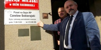 Czesław Sobierajski ma swoje biuro poselskie w Kuźni Raciborskiej