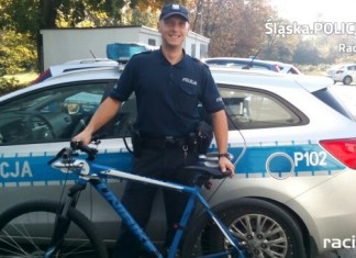 Policja Racibórz: Kuźniański dzielnicowy pomógł w odzyskaniu skradzionego roweru