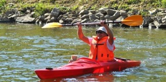 Spływ kajakowy w Raciborzu