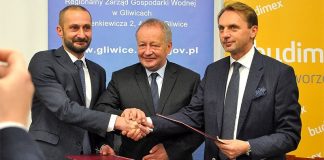 podpisanie umowy zbiornik raciborz dolny