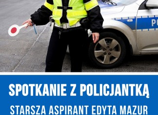 Sptkanie z policjanką w bibliotece