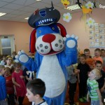 Policja Racibórz: Sznupek z wizytą u przedszkolaków