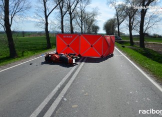 Racibórz, Żerdziny: Tragiczny wypadek z udziałem motocyklisty na DW 416