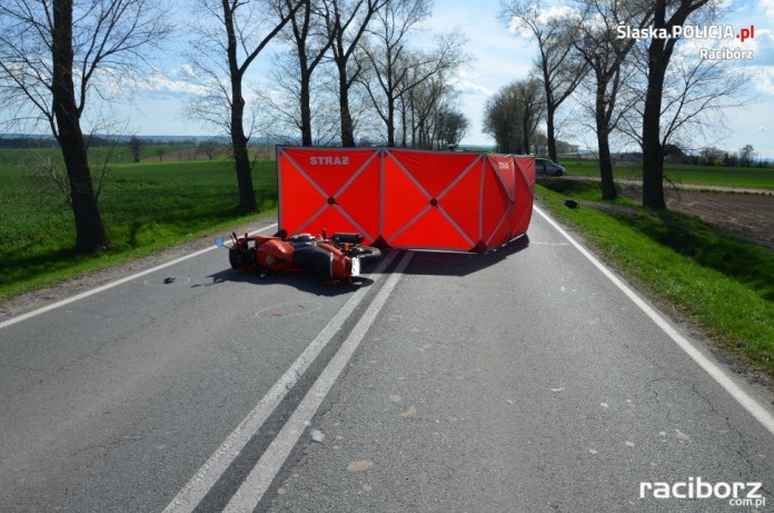 Racibórz, Żerdziny: Tragiczny wypadek z udziałem motocyklisty na DW 416