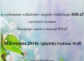 Wiosenny Koncert Zespołu Miraż MDK Racibórz