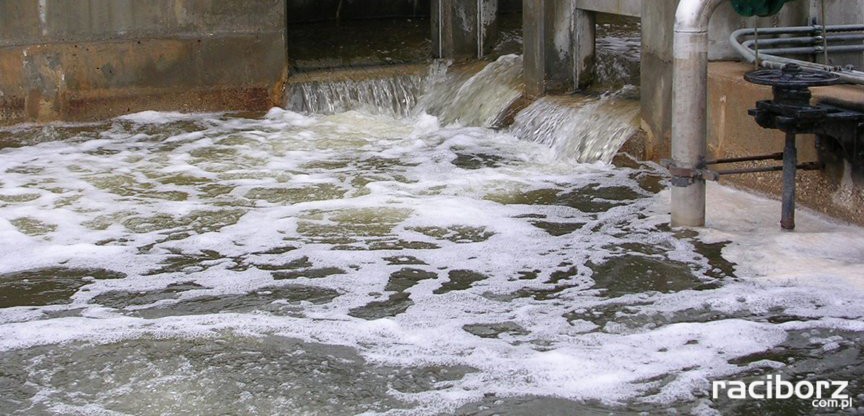 awaria w oczyszczalni ścieków Racibórz