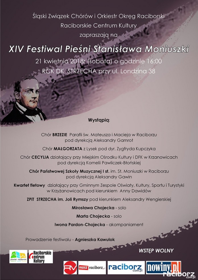 XIV Festiwal Pieśni Stanisława Moniuszki Racibórz