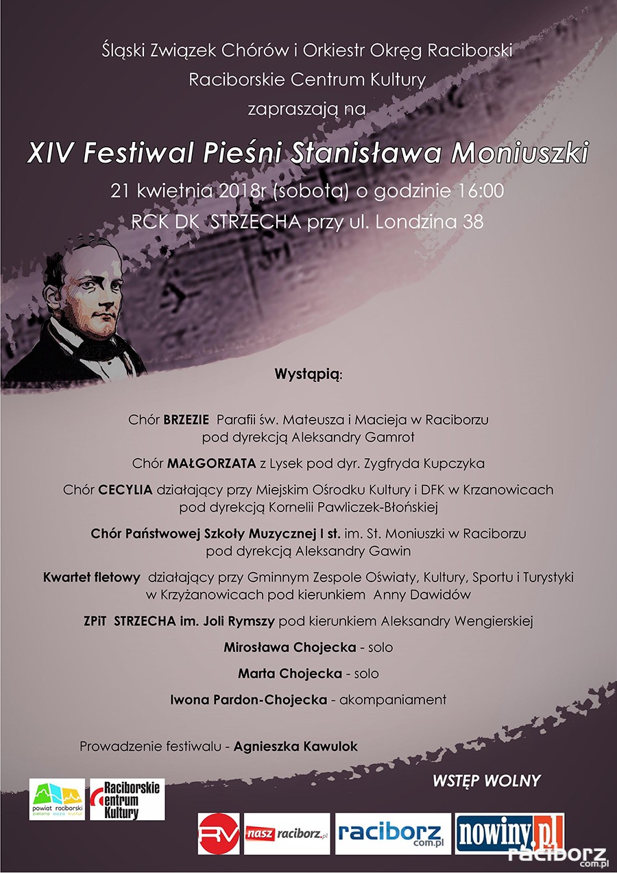 XIV Festiwal Pieśni Stanisława Moniuszki Racibórz