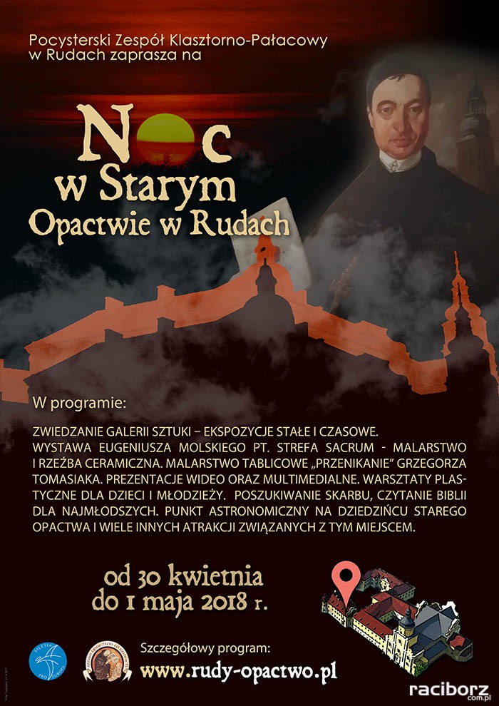 Noc w Starym Opactwie w Rudach Raciborskich