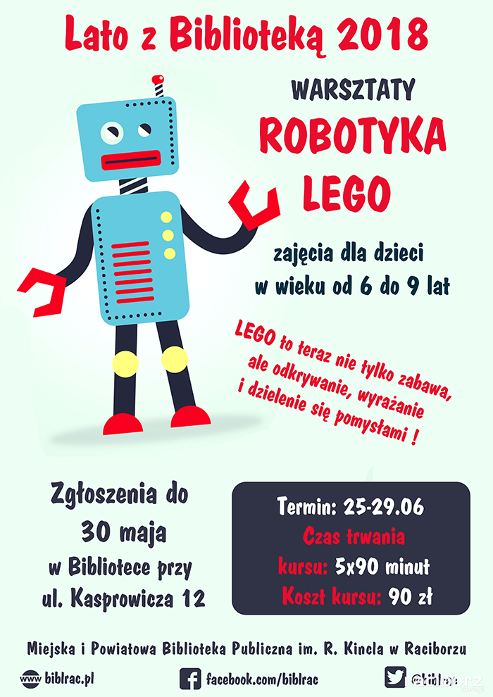 Robotyka i Programowanie LEGO – biblioteka zaprasza na wakacyjne kursy
