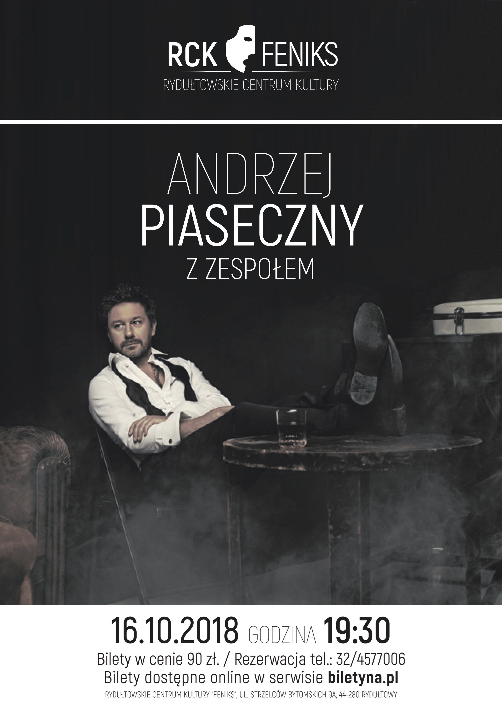 Rydułtowy, RCK Feniks: Andrzej Piaseczny z zespołem