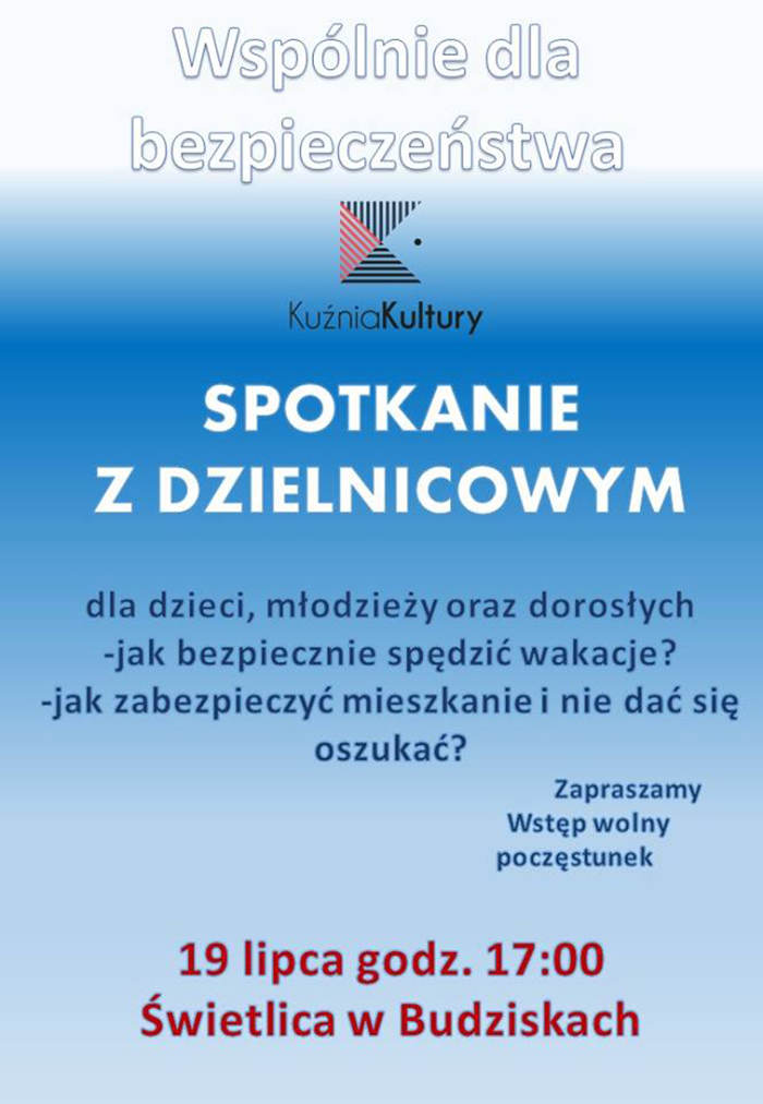 Spotkanie z dzielnicowym