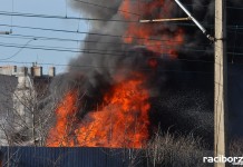 Racibórz: Pożar w skupie złomu przy Eichendorffa