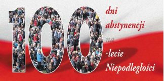 100 dni abstynencji na 100 lecie odzyskania niepodległości