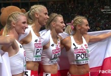 Justyna Święty-Ersetic i sztafeta 4x400 m