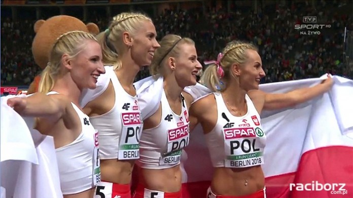 Justyna Święty-Ersetic i sztafeta 4x400 m