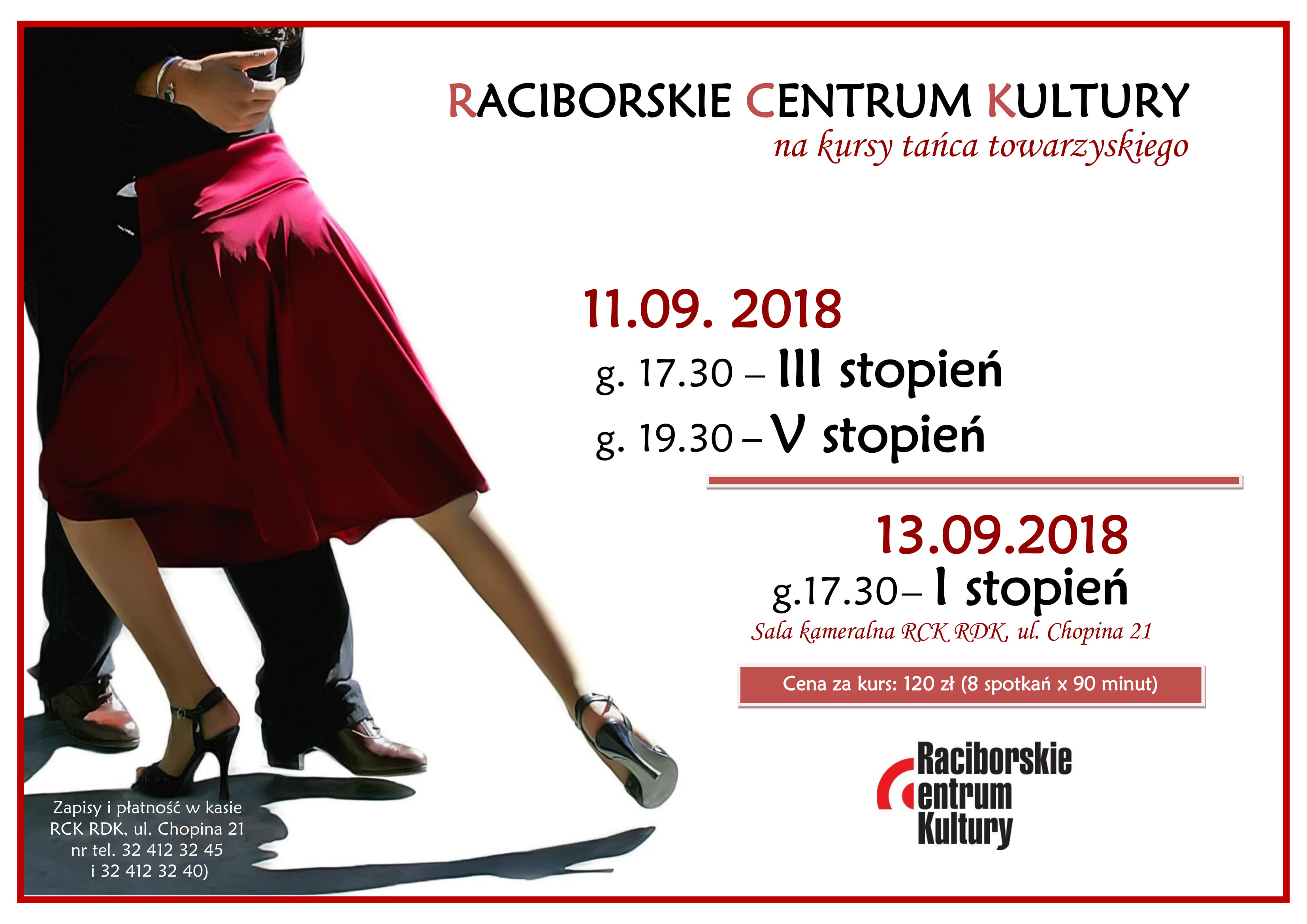 kurs tańca towarzyskiego w RCK