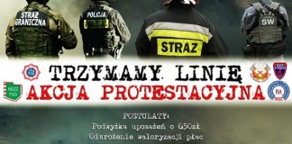 Protest służb przybiera coraz ostrzejszą formę.