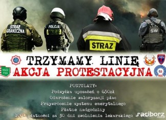 Protest służb przybiera coraz ostrzejszą formę.