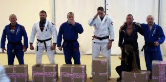 Piotr Kaszta uhonorowany czarnym pasem brazylijskiego jiu jitsu