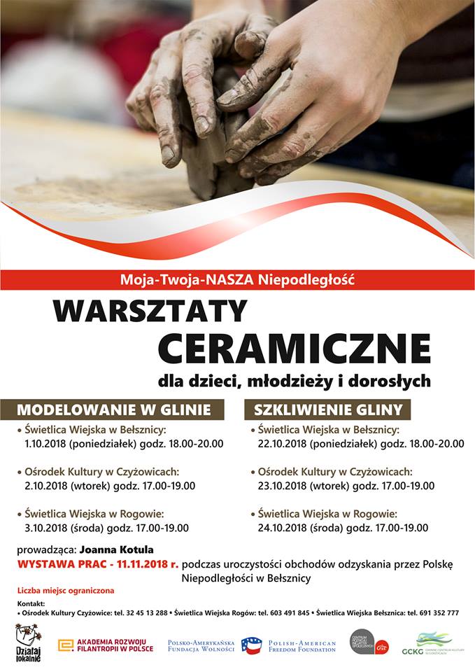 Warsztaty ceramiczne Rogów