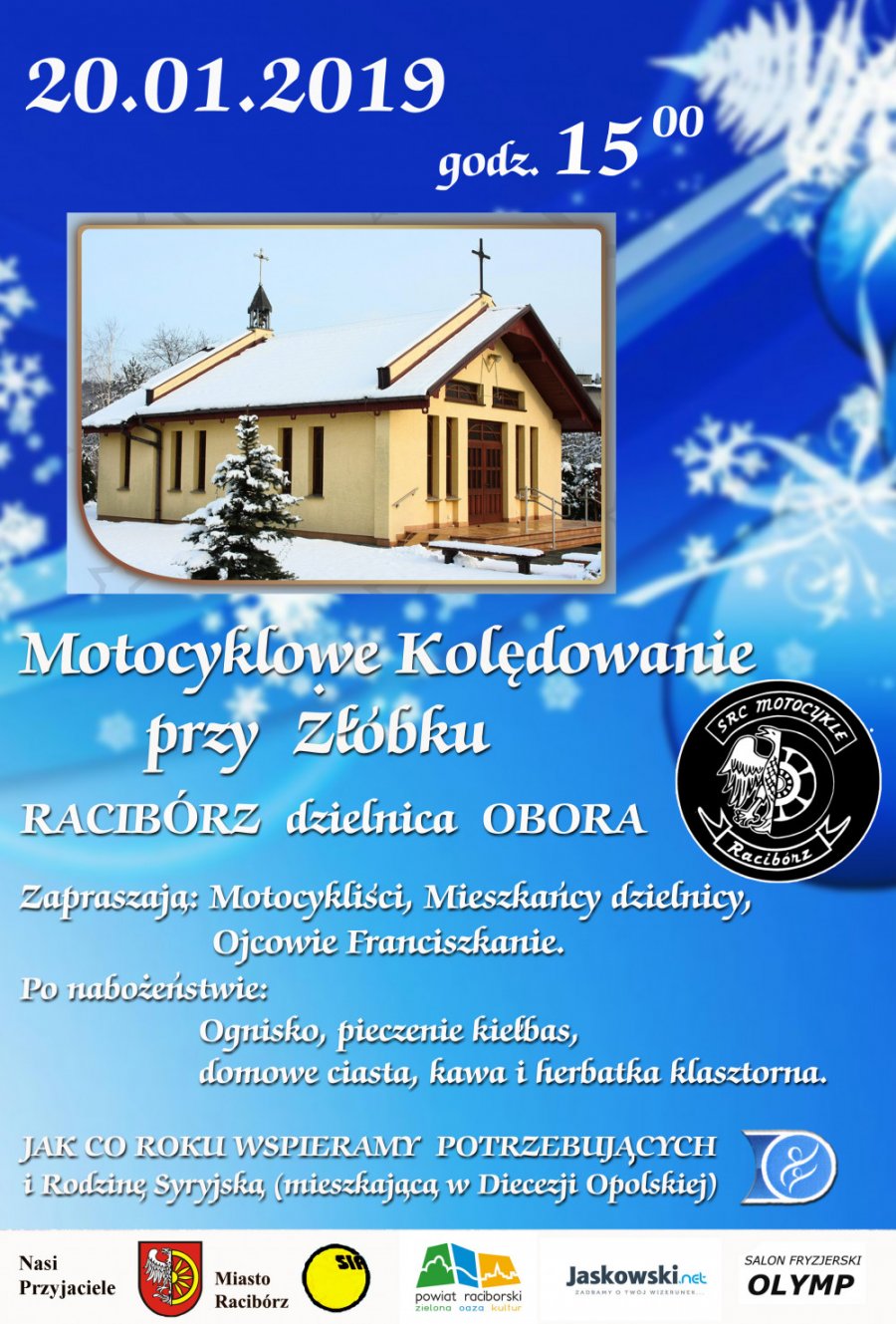 motocyklowe koledowanie przy zlobku