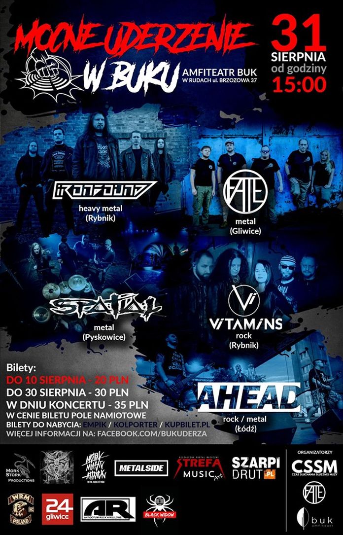 mocne uderzenie w buku