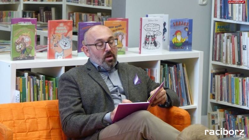 Waldemar Cichoń gościł w raciborskiej bibliotece