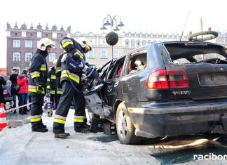 Finał WOŚP w Raciborzu: Pokazy strażackie