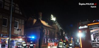 Pożar kamienic w Czerwionce