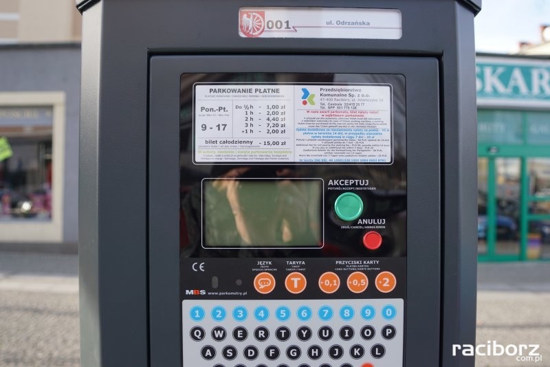 Parkomat w Raciborzu
