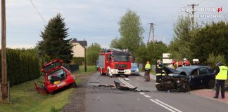 Wypadek w Gołkowicach