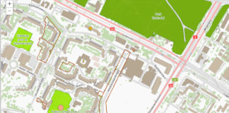 Mapka zieleni we Wrocławiu