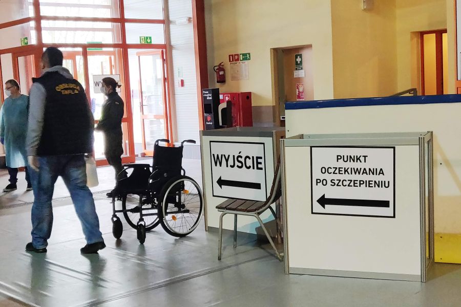 Punkt szczepień Gliwice TAFLA