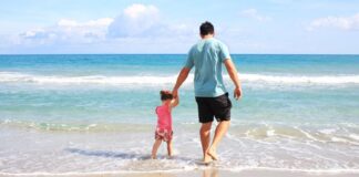 wakacje morze rodzina