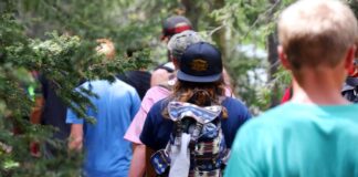 dzieci las wycieczka