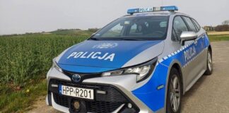 policja raciborz samochod policyjny