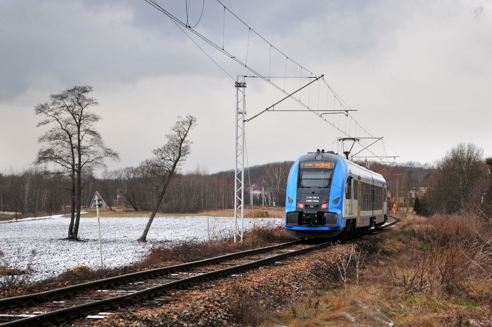 pociag koleje slaskie rybnik niedobczyce