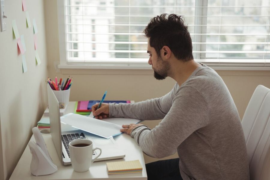 praca zdalna home office nauka studia